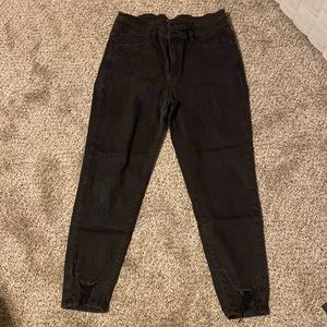 Kancan Black Kurvy Ultra High Rise Ankle Skinny Jeans